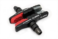Clarks Elite MTB/Hybrid V-Brake Pads w/Lightweight Aluminium Holder & Triple Compound Insert Pads Thumbnail