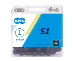 KMC S1 Wide Single Speed Bicycle Chain - Brown 1 Thumbnail