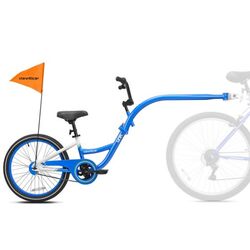Kazam Link Tagalong Trailer Child Bike Seat Blue