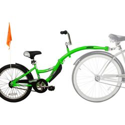 WeeRide Co Pilot Tagalong Trailer Child Bike Green