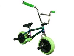 1080 Mini Freestyle BMX - Neo Chrome Jet Fuel/Chrome/Green 1 Thumbnail