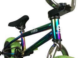 1080 Mini Freestyle BMX - Neo Chrome Jet Fuel/Chrome/Green 5 Thumbnail