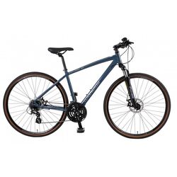 Claud Butler Explorer 3.0 Hybrid Bike, 700c Wheel - Blue Thumbnail