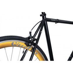 Quella Nero 700c Wheel, Single Speed - Black/Gold 5 Thumbnail