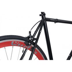 Quella Nero 700c Wheel, Single Speed - Black/Red 5 Thumbnail