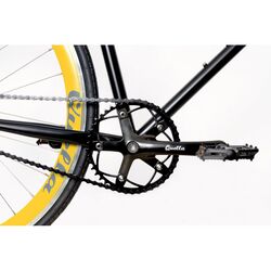 Quella Nero 700c Wheel, Single Speed - Black/Yellow 2 Thumbnail