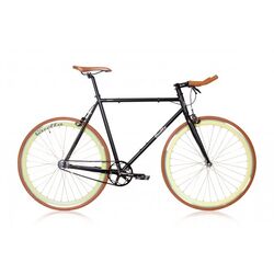 Quella Nero 700c Wheel, Single Speed - Black/Cappuccino Thumbnail