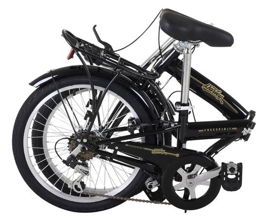 Free spirit folding store bike