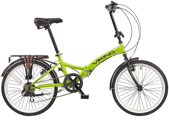 Buy a Viking Metropolis Green Folding Bike from E Bikes Direct Outlet