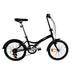 YOAC 14 Folding Bike, 20in Wheels - Black Thumbnail