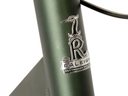 Raleigh Pioneer Grand Tour Crossbar Traditional Hybrid Bicycle - Satin Green/Black 3 Thumbnail
