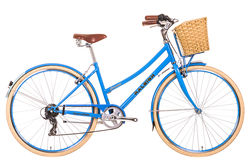 Raleigh Sherwood Blue Ladies Heritage-Style Bike, Low Step Frame - 700c, 7 Speed Thumbnail
