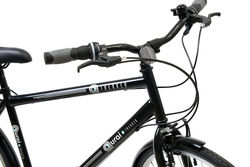 Aurai Trekker Unisex Heritage Bike 700c Wheel 18 Speed Black 1 Thumbnail