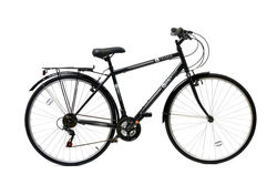Aurai Trekker Unisex Heritage Bike 700c Wheel 18 Speed Black Thumbnail
