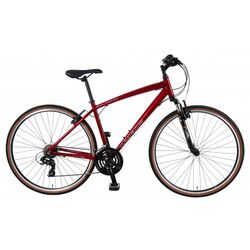 Claud Butler Explorer 2.0 Hybrid Bike - Red Thumbnail