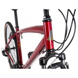 Claud Butler Explorer 2.0 Hybrid Bike - Red 2 Thumbnail