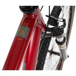 Claud Butler Explorer 2.0 Hybrid Bike - Red 4 Thumbnail