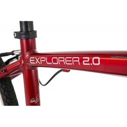 Claud Butler Explorer 2.0 Hybrid Bike - Red 7 Thumbnail