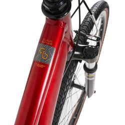 Claud Butler Explorer 2.0 Low Step Hybrid Bike - Red 4 Thumbnail