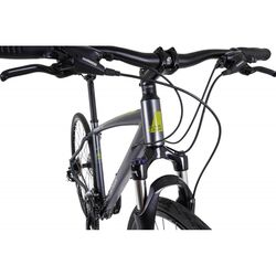 Claud Butler Explorer 4.0 Hybrid Bike, 24 Speed - Grey 2 Thumbnail