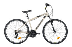 Coyote Pathway Gents Hybrid Bicycle, 700c Wheel, 21 Speed - Satin Sand Thumbnail