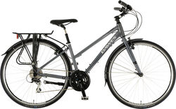 Dawes 2020 Sonoran Low Step Ladies Commuter Hybrid Bike, 700c, 24 Speed - Dark Grey Thumbnail