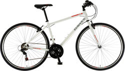 Dawes Discovery 101 Mens Hybrid Bike 700c Wheel, 18 Speed - White Thumbnail