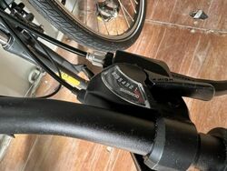 Ex Demo Cube Touring Step Through Hybrid Bike 2021, 53cm Frame - Grey/Yellow 8 Thumbnail