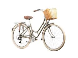 Ex Demo Raleigh Willow Ladies Traditional British Heritage Bicycle 2021, 700c Wheel - Graph Bronze Thumbnail