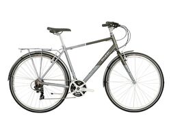 Raleigh Pioneer Crossbar Traditional Hybrid Bicycle - Graphite Black/Grey Thumbnail