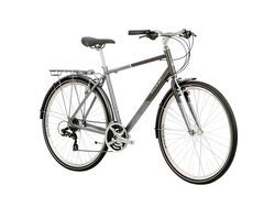 Raleigh Pioneer Crossbar Traditional Hybrid Bicycle - Graphite Black/Grey 1 Thumbnail