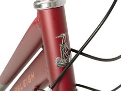 Raleigh Pioneer Grand Tour Low Step Hybrid Bicycle 2021 - Burgundy/Grey 2 Thumbnail