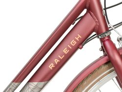 Raleigh Pioneer Grand Tour Low Step Hybrid Bicycle 2021 - Burgundy/Grey 3 Thumbnail