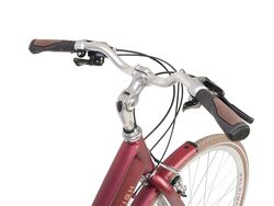 Raleigh Pioneer Grand Tour Low Step Hybrid Bicycle 2021 - Burgundy/Grey 7 Thumbnail