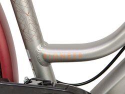 Raleigh Pioneer Grand Tour Low Step Hybrid Bicycle 2021 - Burgundy/Grey 8 Thumbnail