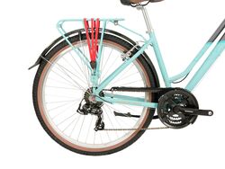 Raleigh Pioneer Trail Low Step Traditional Hybrid Bicycle - Grey/Teal 6 Thumbnail