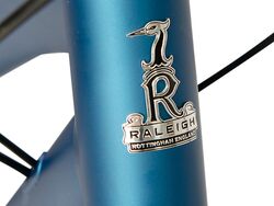 Raleigh Strada City Trapeze Hybrid Bicycle 2021 - Satin Black/Blue 2 Thumbnail