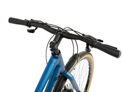 Raleigh Strada City Trapeze Hybrid Bicycle 2021 - Satin Black/Blue 5 Thumbnail