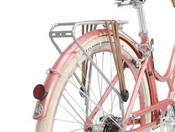 Raleigh Willow Ladies Traditional British Heritage Bicycle, 700c Wheel - Pink 7 Thumbnail