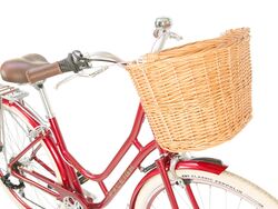 Raleigh Willow Ladies Traditional British Heritage Bicycle, 700c Wheel - Cherry 2 Thumbnail