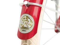 Raleigh Willow Ladies Traditional British Heritage Bicycle, 700c Wheel - Cherry 8 Thumbnail