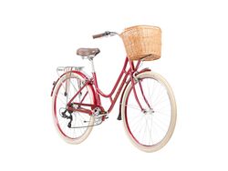 Raleigh Willow Ladies Traditional British Heritage Bicycle, 700c Wheel - Cherry 1 Thumbnail