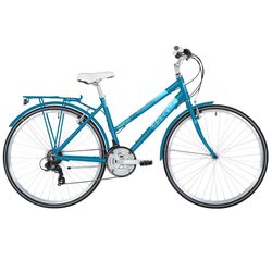 Freespirit Trekker Ladies Hybrid Trekking Bike, 700c Wheel, 18 Speed - Blue Thumbnail
