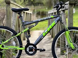 Basis Link DS Full Suspension Mountain Bike, 26