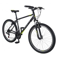 Claud Butler Edge Hardtail Mountain Bike - Black/Green 1 Thumbnail