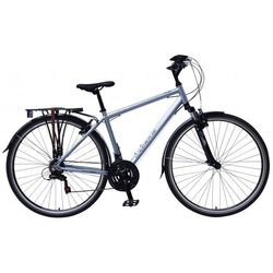 Claud Butler Explorer 1 EQ Hybrid Bike - Silver Thumbnail