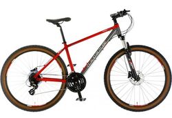 Claud Butler Haste 2.0 Mens Alloy Mountain Bike, 650B Wheel, 24 Speed - Grey/Red Thumbnail