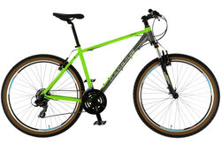 Claud Butler Haste 650B Mens Alloy Mountain Bike, 650B, 21 Speed - Grey/Lime Thumbnail