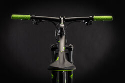 Cube AIM Hardtail Mountain Bike 2021 - Black/Lime Green 4 Thumbnail