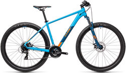 Cube AIM Hardtail Mountain Bike - Blue/Orange Thumbnail